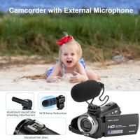 Нова Full HD Камера за Начинаещи ORDRO V12 с Нощно Виждане и микрофон, снимка 4 - Камери - 45142536