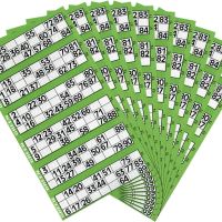 600 бинго билета – 3 Подложки от 600 зелени листовки, снимка 2 - Настолни игри - 45399898