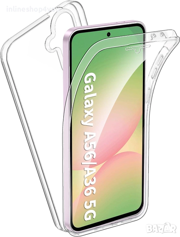 Прозрачен 360° Градуса Кейс Samsung Galaxy A36 / A56, снимка 1