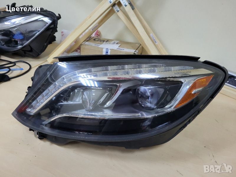 Ляв фар фарове Mercedes S W222 Night vision lqv far farove мерцедес 22, снимка 1