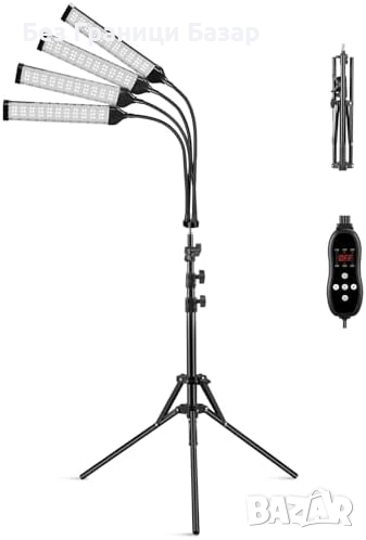 Нова LED терапевтична лампа 3 режима таймер червена светлина 11 нива яркост, снимка 1