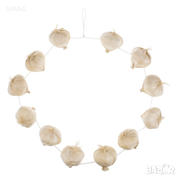 Хелоуин / Halloween колие с чесън 12 броя_1230504, снимка 1