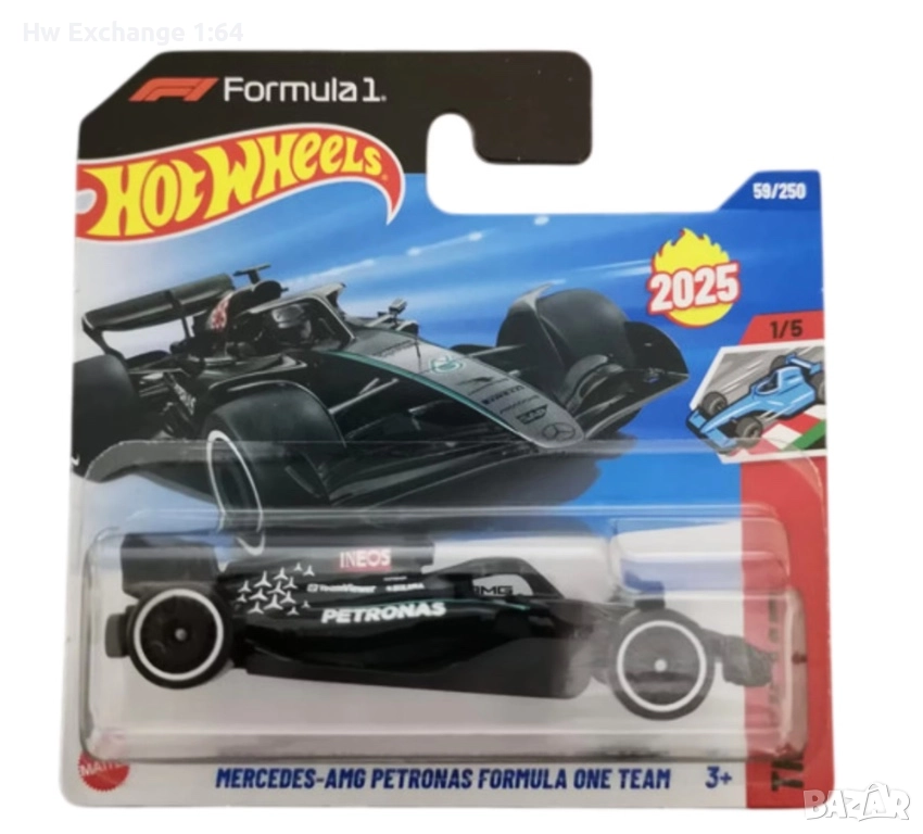 Hot wheels Mercedes Petronas F1, снимка 1
