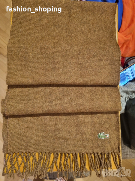 Мъжки шал Lacoste( вълна), снимка 1
