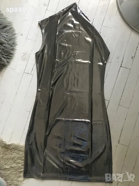 Дамска рокля металик S, снимка 1