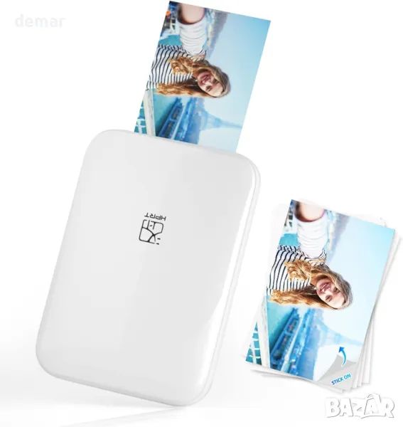 HPRT MT53 Instant Photo Printer - 2x3'' цветен Bluetooth принтер, мини преносим безжичен принтер, снимка 1