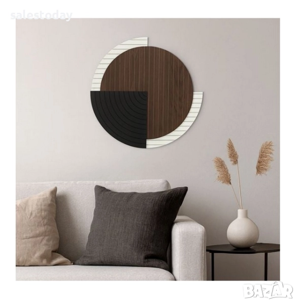 Декорация за стена, дървена картина, 48x2cm, снимка 1