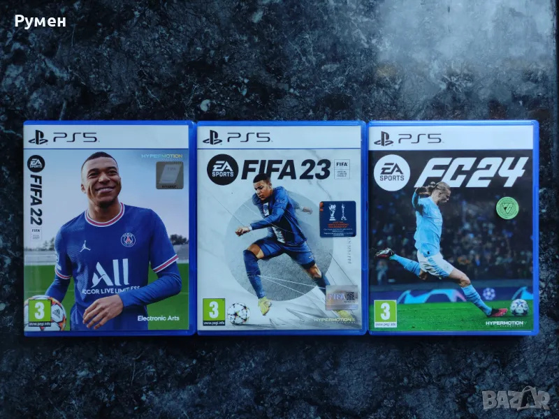 FIFA 22, FIFA 23, FC 24 за PS5, снимка 1