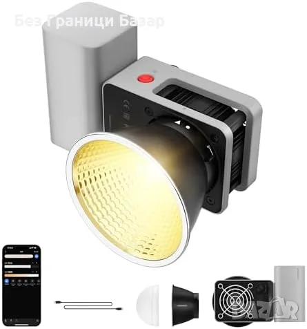 Нова Преносима Видео Светлина ZHIYUN CX50 50W CRI 95+ с Батерия за Видео, снимка 1