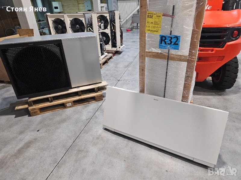 Термопомпа Daikin 12 KW + 5 конвектора Daikin + буфер 180 със серпентина, снимка 1