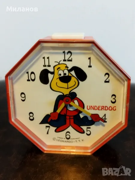 Стар механичен будилник, настолен часовник, снимка 1