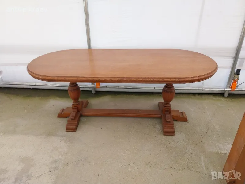 Масивна трапезна маса, снимка 1