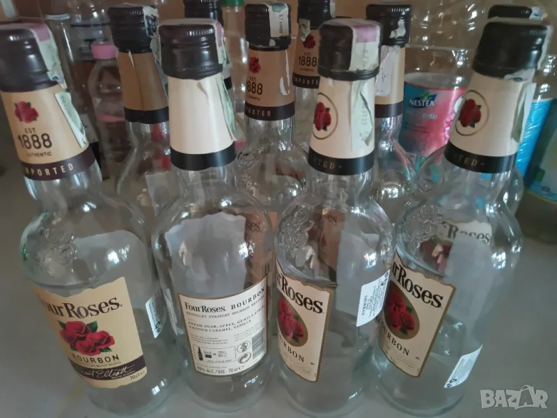 10 еднакви бутилки 0,7л, снимка 1