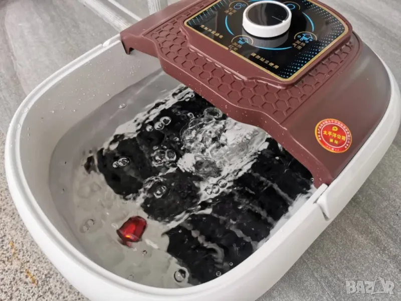 Воден нагряващ масажор за крака плюс педикюр TV125, снимка 1