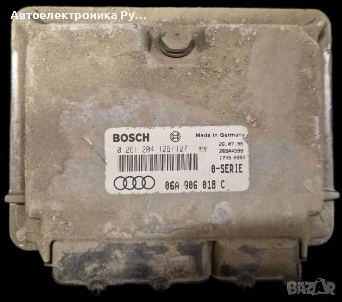 компютър AUDI A3 1.8 AGN, 06A906018C, 06A 906 018 C, BOSCH 0261204127, 0 261 204 126, снимка 1