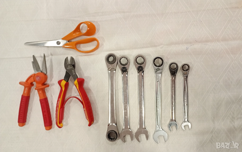 Лот от инструменти Facom, Wurth,Derancourt,Fiskars, снимка 1
