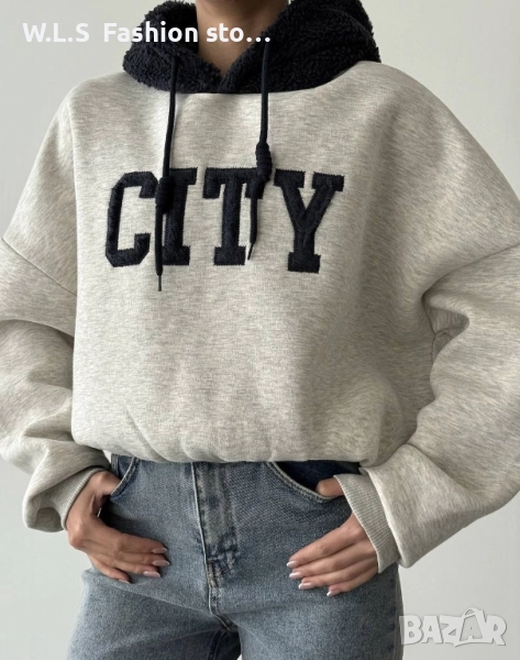 Дамска ватирана блуза, снимка 1