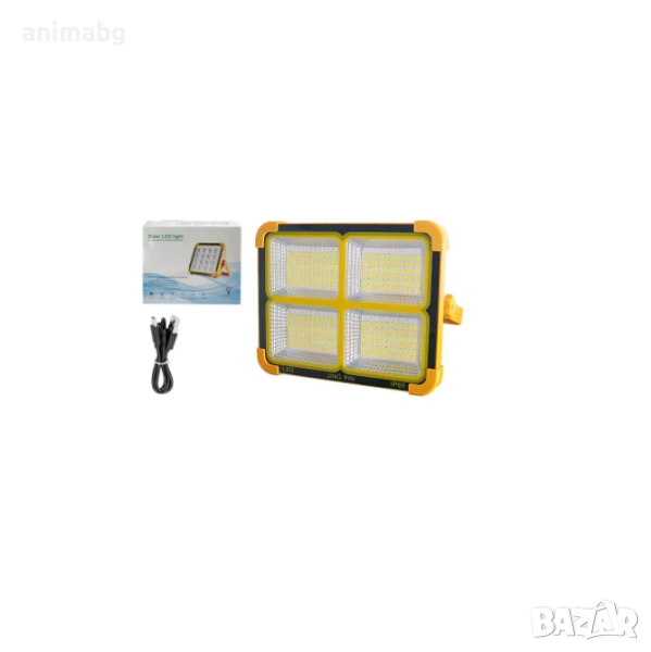 ANIMABG Соларен акумулаторен къмпинг фенер с висока мощност, Акумулаторна батерия 20000mAh, снимка 1