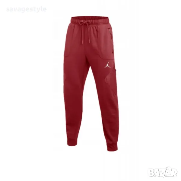 Спортно долнище NIKE Jordan Air Dri-Fit Fleece Training Pants Red, снимка 1