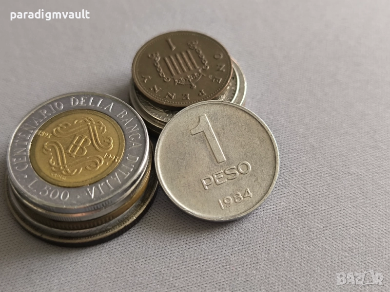 Монета - Аржентина - 1 песо | 1984г., снимка 1