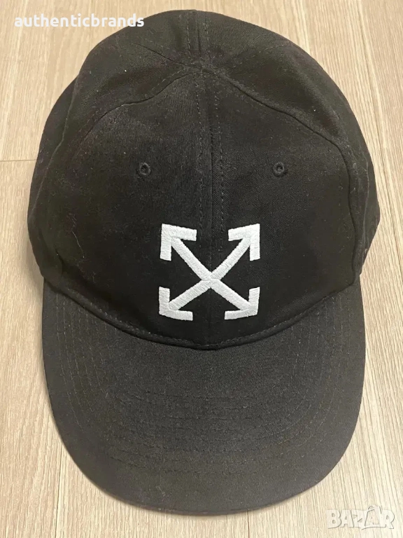Off-White Black & White Embroidered Arrow Cap Hat Permanent authentic, снимка 1