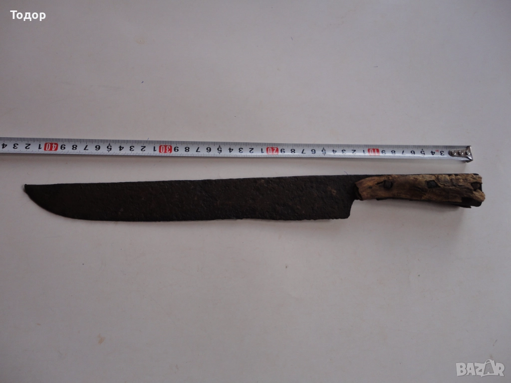 Голям старинен овчарски нож каракулак 2, снимка 1