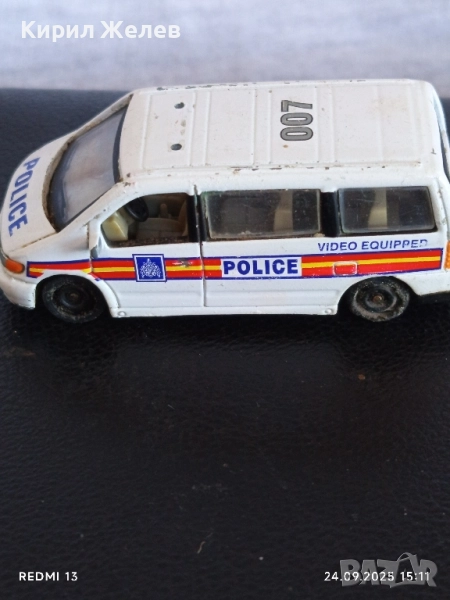 Метална количка ПОЛИЦИЯ Мерцедес Бенц Вито за КОЛЕКЦИЯ ДЕКОРАЦИЯ 51335, снимка 1