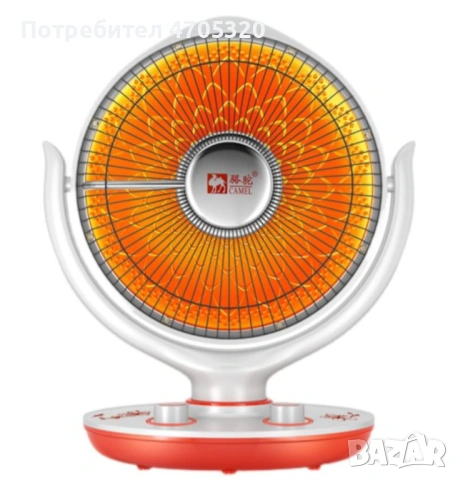 Преносим настолен електрически нагревател + функция вентилатор DN2, снимка 2 - Отоплителни печки - 53086646