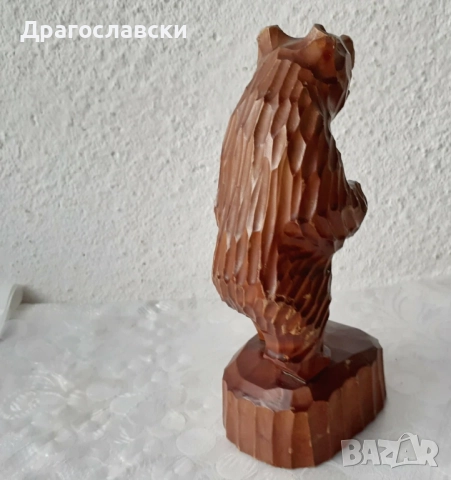 Дървени: мечка. куче, дакел, антилопа, животно дървена фигура пластика дърворезба, снимка 10 - Декорация за дома - 28880054