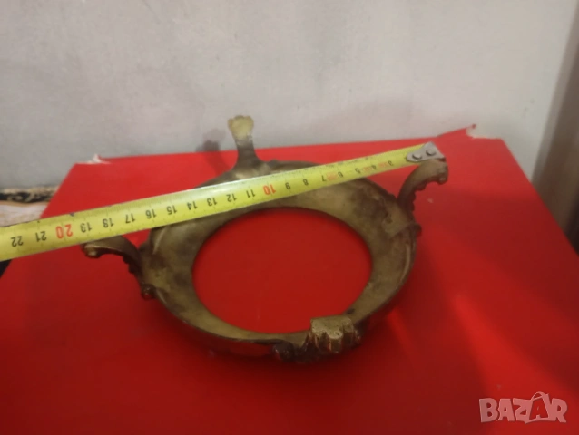 Барокова поставка,постамент, снимка 4 - Настолни лампи - 38040187