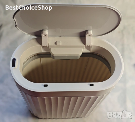 Автоматичен сензорен кош 8L смарт с капак – водоустойчив, снимка 4 - Друга електроника - 53700045