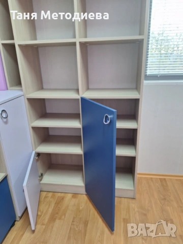 Дизайнерска секция + бюро, модулна конфигурация, отлично състояние, снимка 3 - Други - 53174491