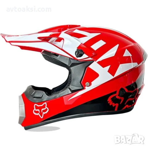 Каска Крос Мотор/Скутер/Бъги/Вело/АТВ FOX-7155, снимка 2 - Аксесоари и консумативи - 51140747