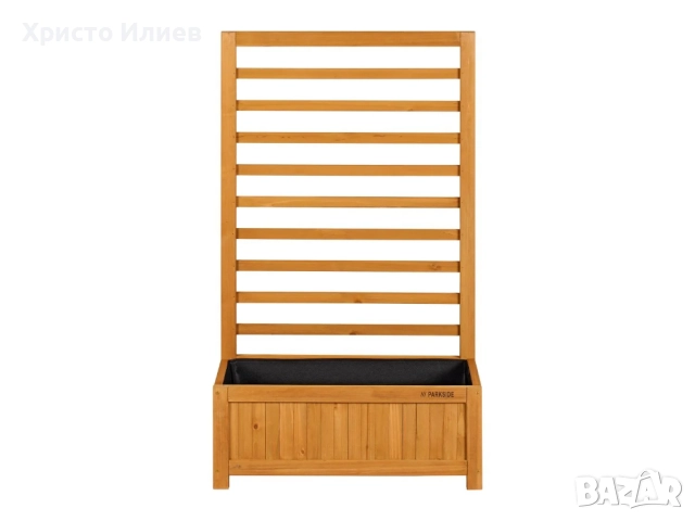 Саксия с пергола Дървено съндъче Parkside, снимка 3 - Градински мебели, декорация  - 51652426