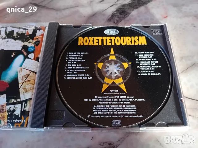 Roxette - Tourism, снимка 3 - CD дискове - 48830817