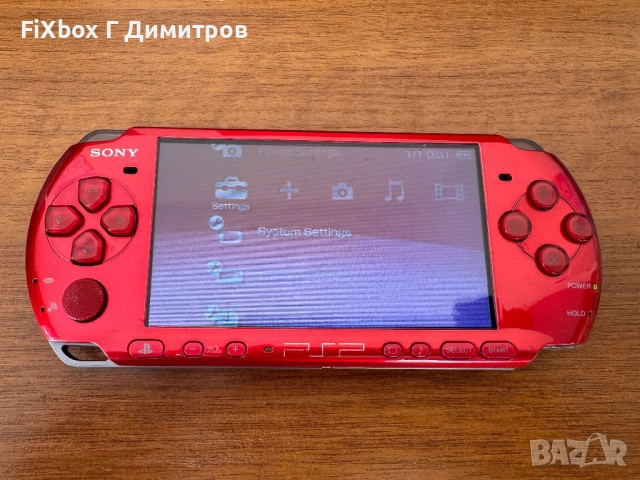 CFW PSP 3004 червен 64гб , снимка 2 - PlayStation конзоли - 51493525