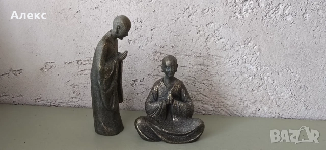 Комплект Будистки монаси, Дзен Медитация., снимка 3 - Антикварни и старинни предмети - 53404824