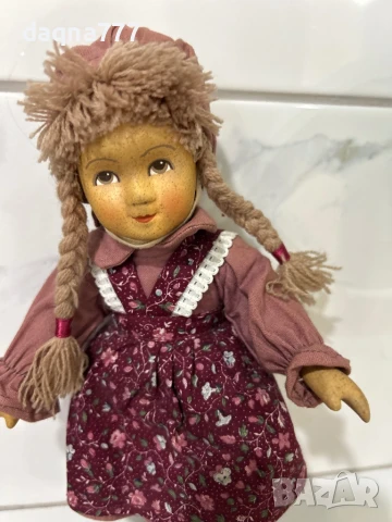 Vtg керамична/ порцеланова кукла Германия 70-те години, снимка 5 - Колекции - 50704799