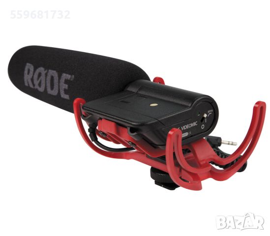 Атмосферен RODE VideoMic микрофон за видео камера, снимка 2 - Чанти, стативи, аксесоари - 45602261