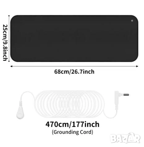Уелнес Заземяваща Подложка за Заземяване Антистатичен Заземител Заземяващо Килимче за Заземяване БИО, снимка 16 - Други - 51999096