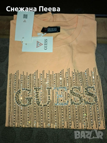 Нова дамска тениска Guess, снимка 8 - Тениски - 53562567