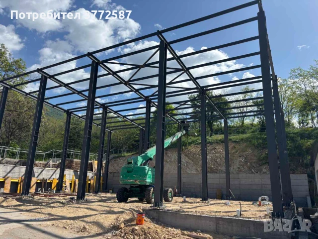 Метална конструкция-Ригел-10на30-300кв. НОВО  21850 НАЛИЧНО
