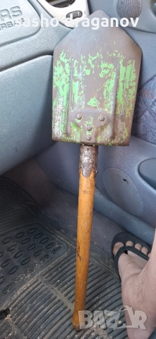 Военна сгъваема сапьорна лопата, (СССР/България), снимка 4 - Антикварни и старинни предмети - 52258290
