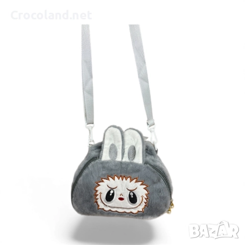 Плюшена детска чантичка „ЛАБУБУ“ – мека, сладка и удобна!, снимка 3 - Игри и пъзели - 52776334