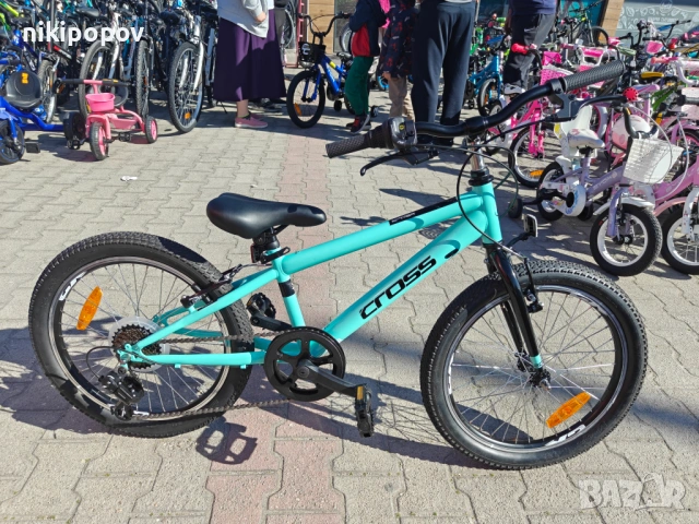 CROSS Велосипед 20" SPIDER син, снимка 2 - Велосипеди - 53830648