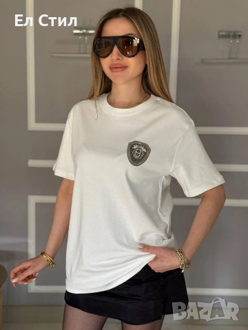 🩷Дамска тениска ✨🔥🔥🔥 👍 ✨𝗣𝗿𝗶𝗰e :16€ НА ЕДРО ✨𝗦ı𝘇𝗲:  SS MM LL 📌6 бр