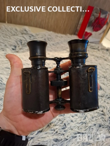 Немски бинокъл Войгтландер Брауншвайг - ок 1905 г., снимка 3 - Други ценни предмети - 53903292