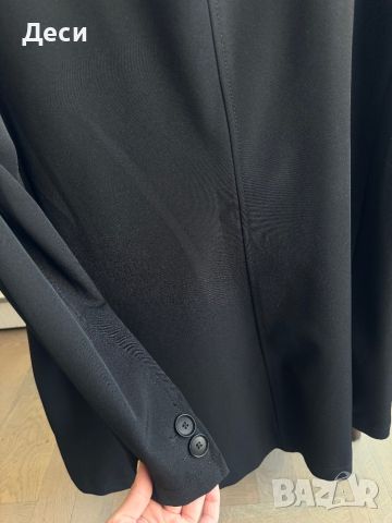 Чисто нов женски Шлифер на Zara черен - размел L, снимка 6 - Палта, манта - 45116487