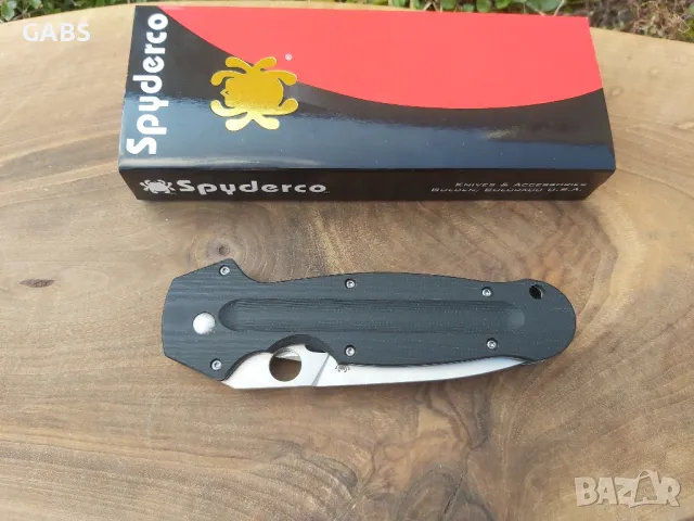 Сгъваем нож Spyderco Schempp Euro Edge, снимка 3 - Ножове - 49641700