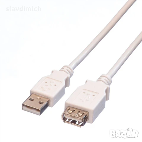 НОВ USB 2 кабел удължител 3 метра